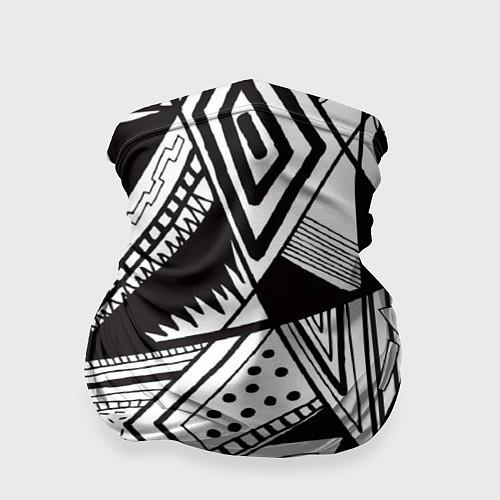 Бандана Black and white / 3D-принт – фото 1