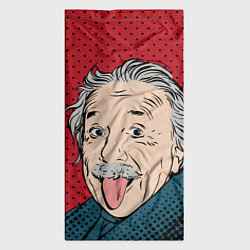 Бандана-труба Альберт Эйнштейн: Поп-арт, цвет: 3D-принт — фото 2