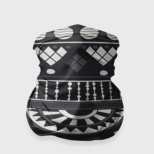 Бандана Black&White africa / 3D-принт – фото 1