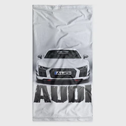 Бандана-труба Audi серебро, цвет: 3D-принт — фото 2