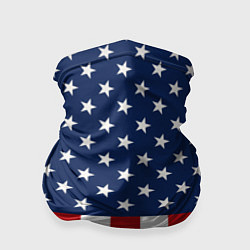 Бандана-труба Флаг США, цвет: 3D-принт