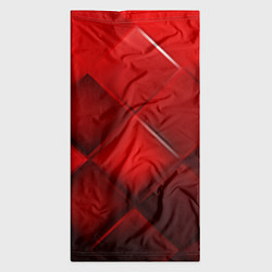 Бандана-труба Red squares, цвет: 3D-принт — фото 2