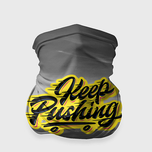 Бандана Keep Pushing / 3D-принт – фото 1