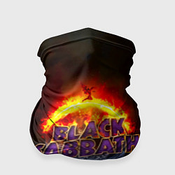 Бандана-труба Black Sabbath земля в огне, цвет: 3D-принт