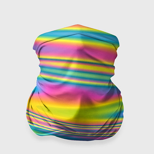 Бандана Абстрактные разводы цвета / 3D-принт – фото 1