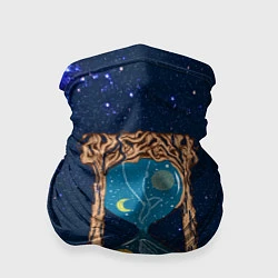 Бандана-труба Звёздные часы, цвет: 3D-принт