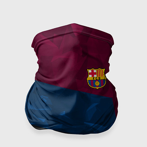 Бандана FC Barcelona: Dark polygons / 3D-принт – фото 1