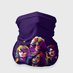 Бандана-труба Led Zeppelin: Violet Art, цвет: 3D-принт