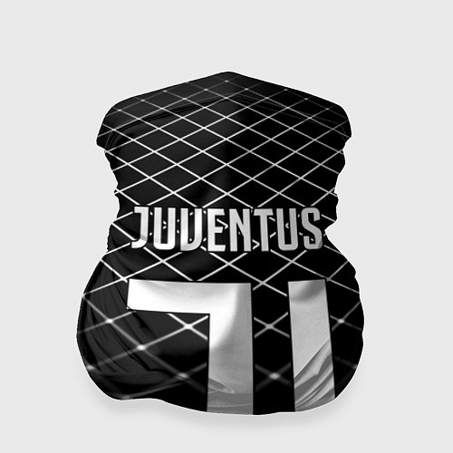 Бандана FC Juventus: Black Lines / 3D-принт – фото 1