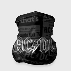 Бандана-труба AC/DC: Journalese, цвет: 3D-принт