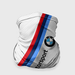 Бандана-труба BMW Motorsport: White Carbon, цвет: 3D-принт