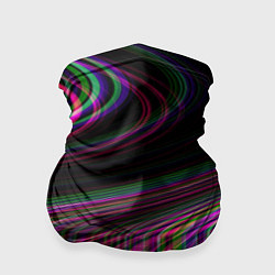 Бандана-труба Неоновый свет, цвет: 3D-принт