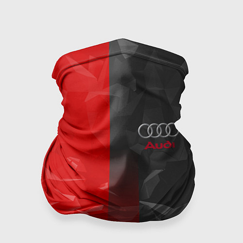 Бандана Audi: Red & Grey poly / 3D-принт – фото 1