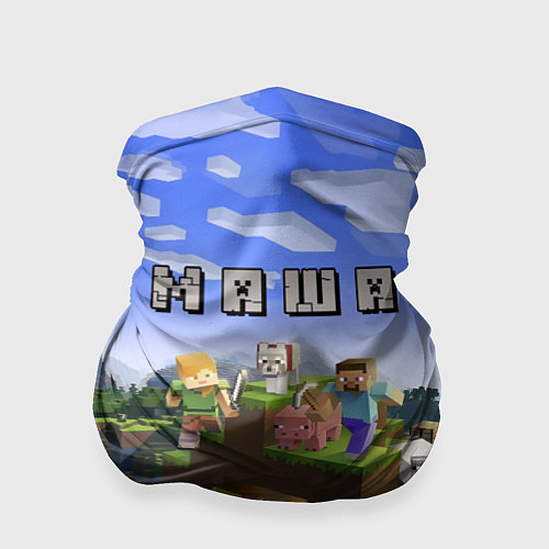 Бандана Minecraft: Маша / 3D-принт – фото 1