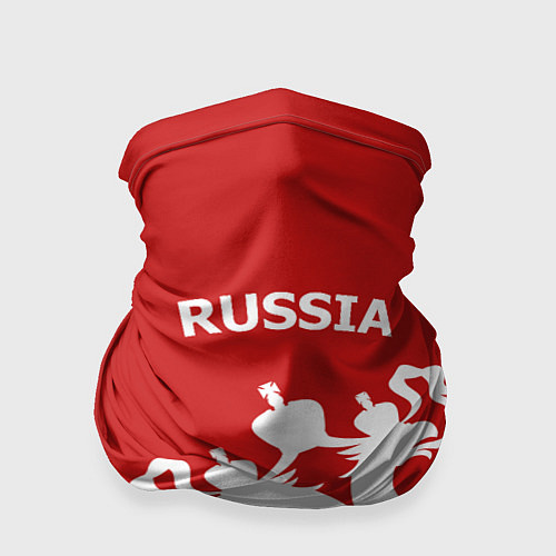 Бандана Russia: Red & White / 3D-принт – фото 1