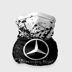 Бандана-труба Mercedes-Benz: Black Spray, цвет: 3D-принт