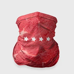 Бандана-труба Мясо 100%, цвет: 3D-принт