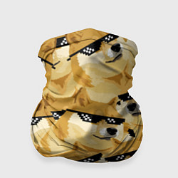 Бандана-труба Doge: Deal with it, цвет: 3D-принт