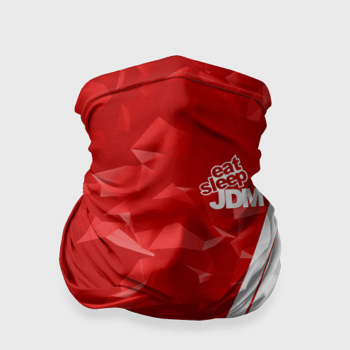 Бандана Eat Sleep JDM: Red Poly / 3D-принт – фото 1