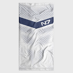 Бандана-труба N7: White Armor, цвет: 3D-принт — фото 2