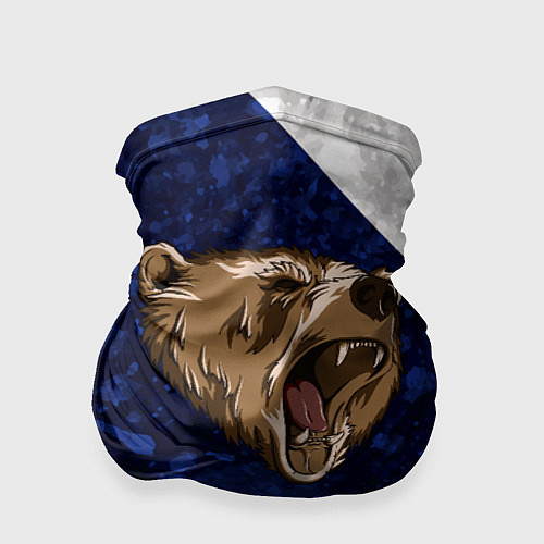 Бандана Russia: Roaring Bear / 3D-принт – фото 1