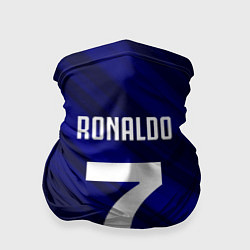 Бандана-труба Ronaldo 7: Blue Sport, цвет: 3D-принт