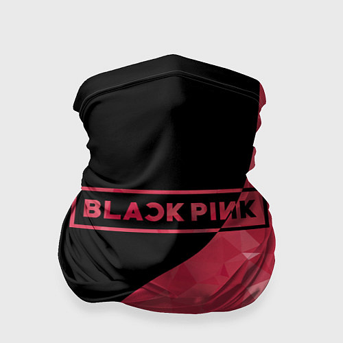 Бандана Black Pink: Pink Polygons / 3D-принт – фото 1