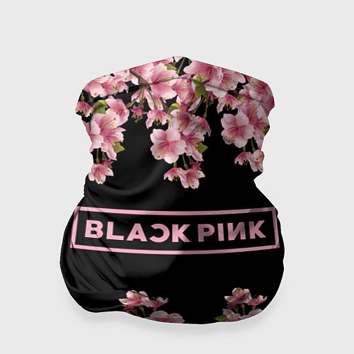 Бандана Black Pink: Delicate Sakura / 3D-принт – фото 1