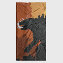 Бандана-труба Godzilla: Monster Smoke, цвет: 3D-принт — фото 2