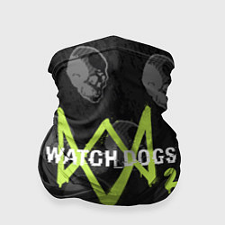 Бандана-труба Watch Dogs 2: Skulls Pattern, цвет: 3D-принт