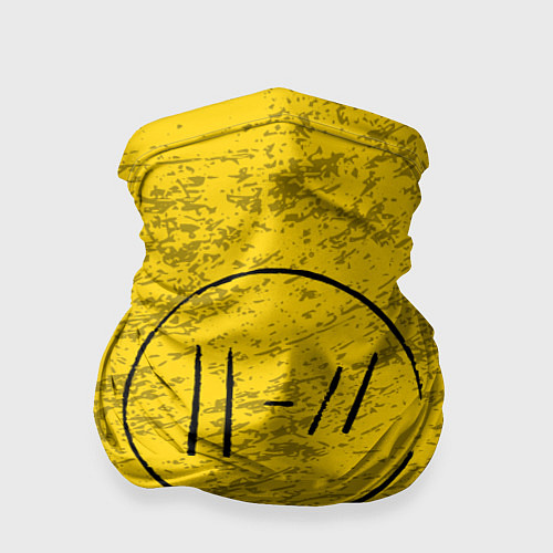 Бандана 21 Pilots: Yellow Grunge / 3D-принт – фото 1