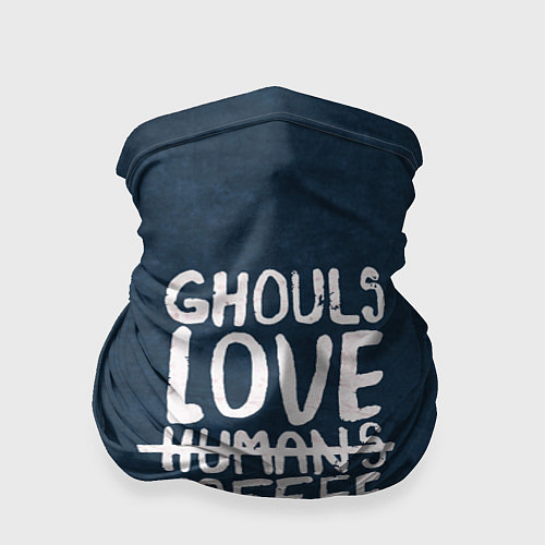 Бандана Ghouls Love Coffee / 3D-принт – фото 1