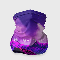 Бандана-труба No Man's Sky: Neon Mountains, цвет: 3D-принт