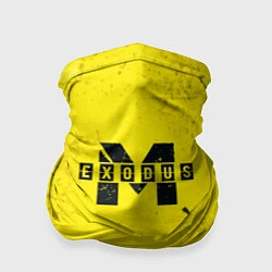 Бандана-труба Metro Exodus: Yellow Grunge, цвет: 3D-принт