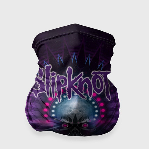 Бандана Slipknot: Neon Skull / 3D-принт – фото 1