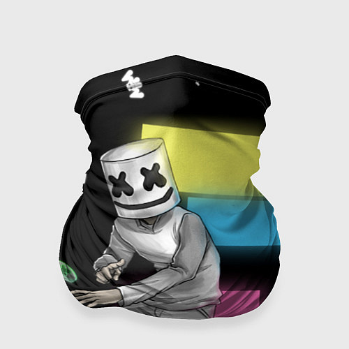 Бандана Marshmello 80's / 3D-принт – фото 1