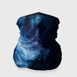 Бандана-труба Синий космос, цвет: 3D-принт