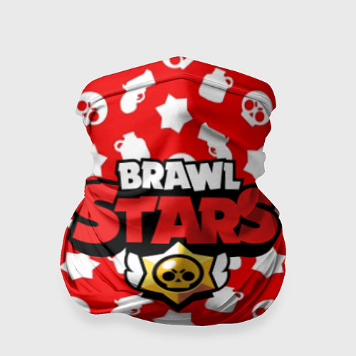 Бандана Brawl Stars: Red & White / 3D-принт – фото 1