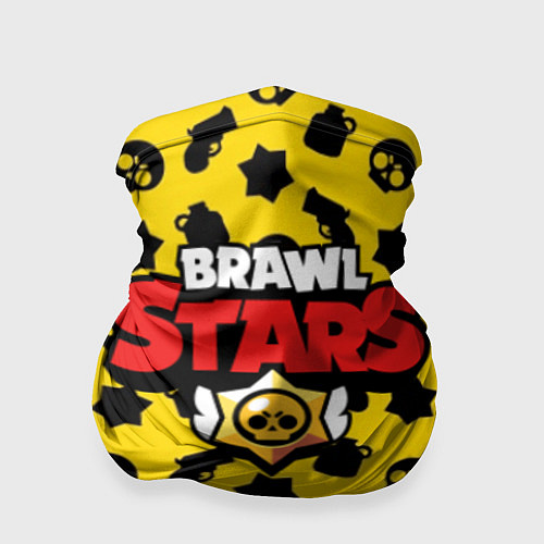 Бандана Brawl Stars: Yellow & Black / 3D-принт – фото 1