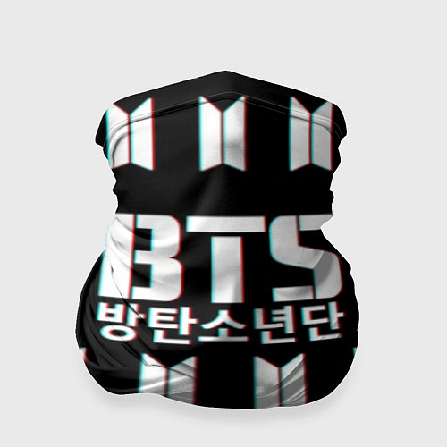 Бандана BTS: Black Pattern / 3D-принт – фото 1