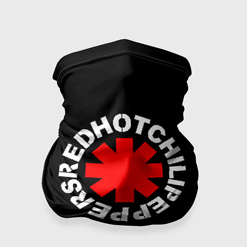 Бандана Red Hot chili peppers logo on black / 3D-принт – фото 1