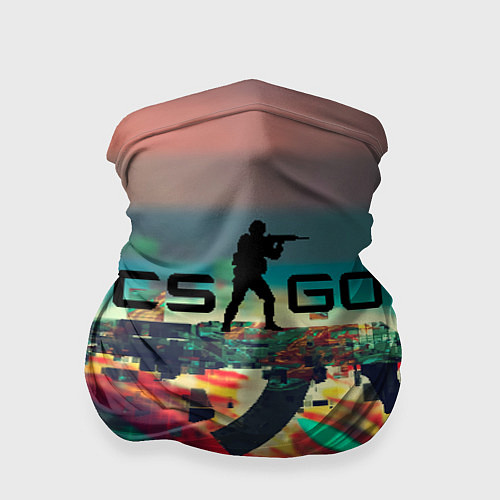 Бандана CS GO logo abstract / 3D-принт – фото 1
