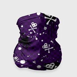 Бандана Эмо 2007 фиолетовый фон