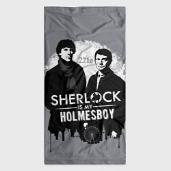 Бандана-труба Sherlock Holmesboy, цвет: 3D-принт — фото 2