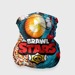 Бандана-труба Brawl Stars новогодний, цвет: 3D-принт