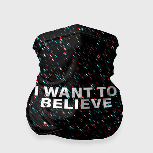 Бандана I WANT TO BELIEVE / 3D-принт – фото 1