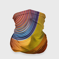 Бандана-труба Плавные Линии, цвет: 3D-принт
