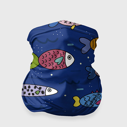 Бандана Подводный мир, Рыбы под водой / 3D-принт – фото 1
