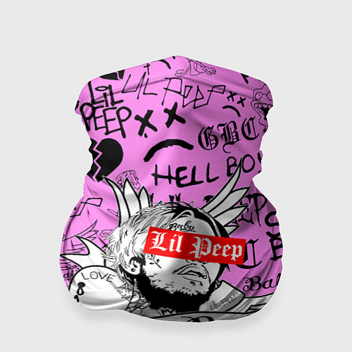 Бандана LIL PEEP LOGOBOMBING / 3D-принт – фото 1