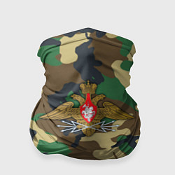 Бандана-труба Камуфляж Войска связи, цвет: 3D-принт